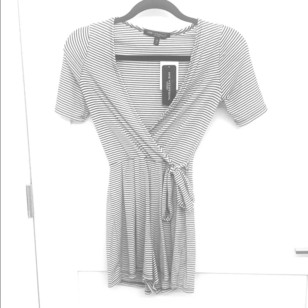 Striped romper